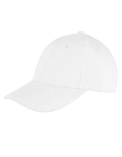 Memphis Brushed Cotton Low Profile Cap - White
