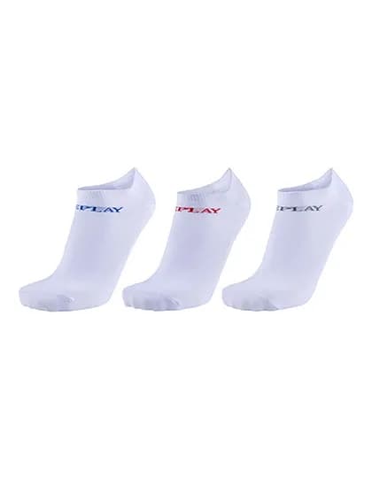 In Liner Socks (3 Pair Banderole) - White