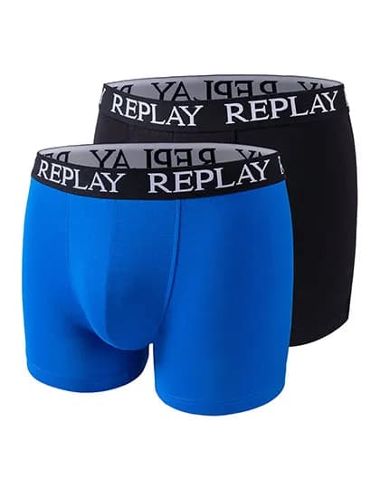 Men´s Boxer Short (2 Pair Box) - Turquoise/Black