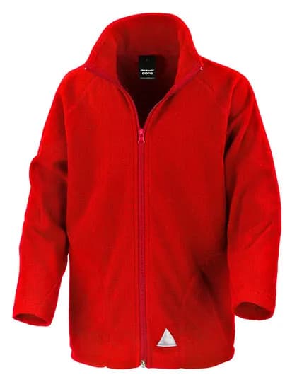 Junior Microfleece Jacket - Red