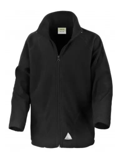 Youth Microfleece Jacket - Black