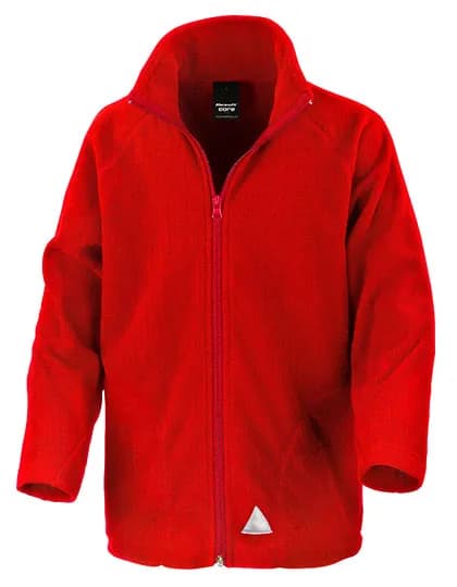 Youth Microfleece Jacket - Red