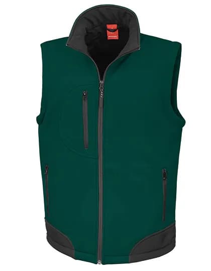 Soft Shell Bodywarmer - Bottle/Black