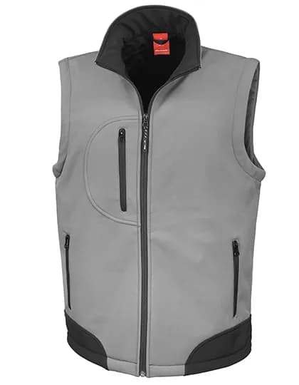 Soft Shell Bodywarmer - Workguard Grey/Black
