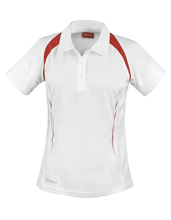 Women´s Team Spirit Polo - White/Red