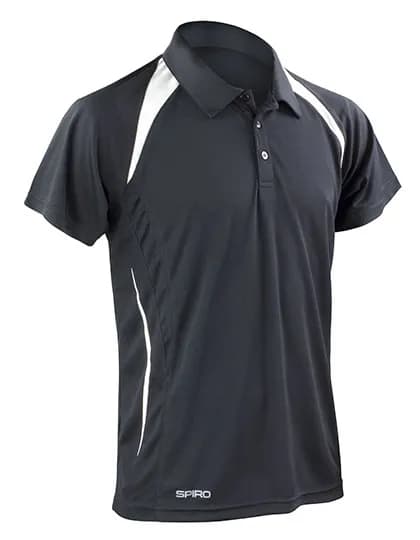 Men´s Team Spirit Polo - Black/White