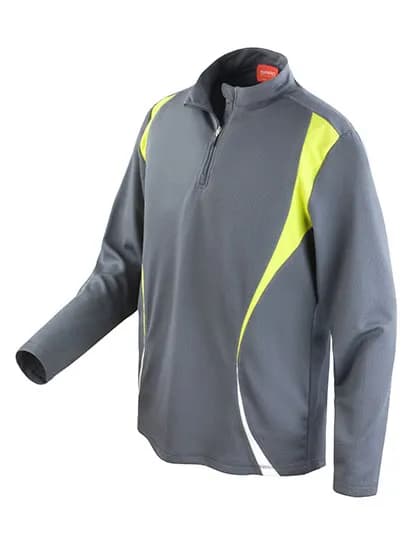 Trial Training Top - Charcoal/Lime/White