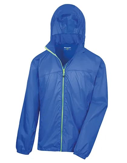 Urban HDi Quest Lightweight Stowable Jacket - Royal/Lime