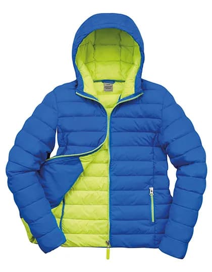 Women´s Snow Bird Hooded Jacket - Ocean Blue/Lime