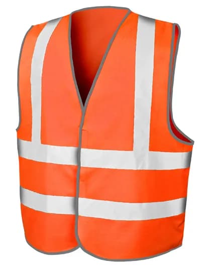 High Vis Motorway Vest - Fluorescent Orange