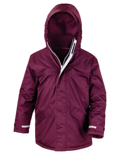 Junior Channel Parka - Burgundy