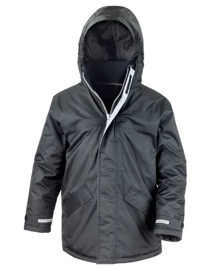 Youth Channel Parka - Black