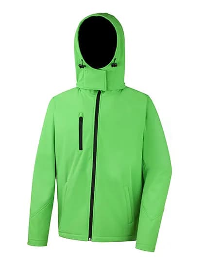 Men´s TX Performance Hooded Soft Jacket - Vivid Green/Black