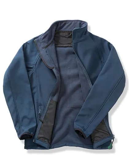 Women´s Printable Softshell Jacket with Recycled Fleece Inner - Navy/Navy