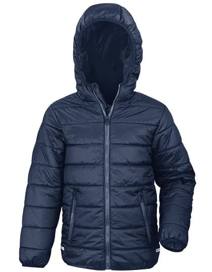 Junior Soft Padded Jacket - Navy/Navy