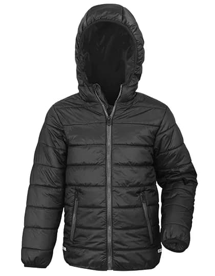 Youth Soft Padded Jacket - Black/Black