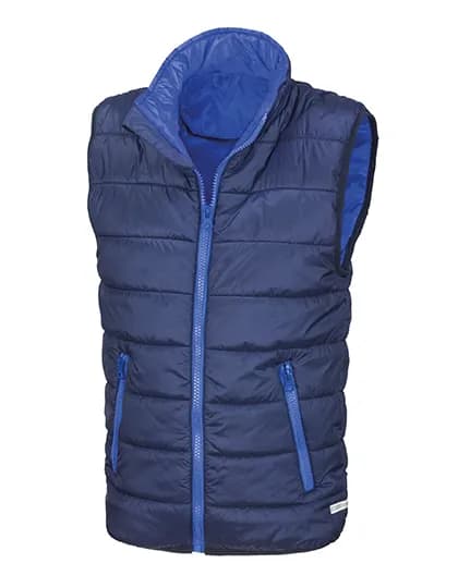 Junior Soft Padded Bodywarmer - Navy/Royal