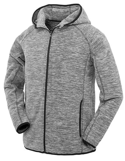 Men´s Microfleece Hoodi - Marl Grey/Black