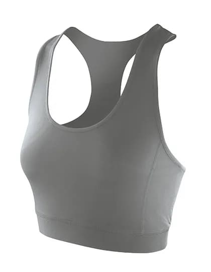Women´s Impact Softex® Crop Top - Cloudy Grey