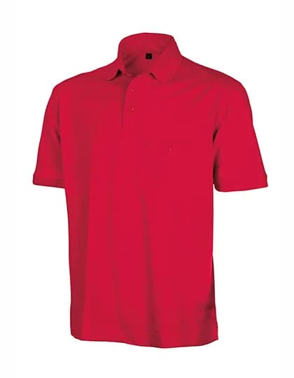 Apex Pocket Polo Shirt - Red