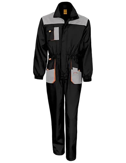 Lite Coverall - Black/Grey/Orange