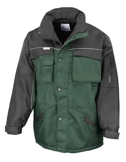 Heavy Duty Combo Coat - Bottle Green/Black