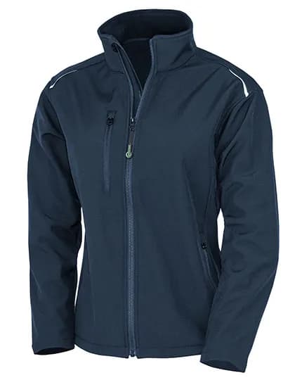 Women´s Recycled 3-Layer Printable Softshell Jacket - Navy