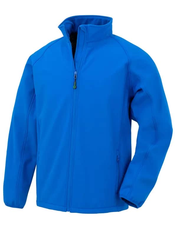 Recycled 2-Layer Printable Youth Softshell Jacket - Royal