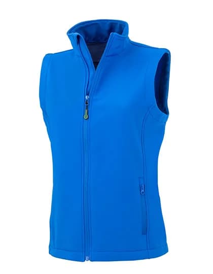Women´s Recycled 2-Layer Printable Softshell Bodywarmer - Royal