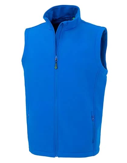 Men´s Recycled 2-Layer Printable Softshell Bodywarmer - Royal