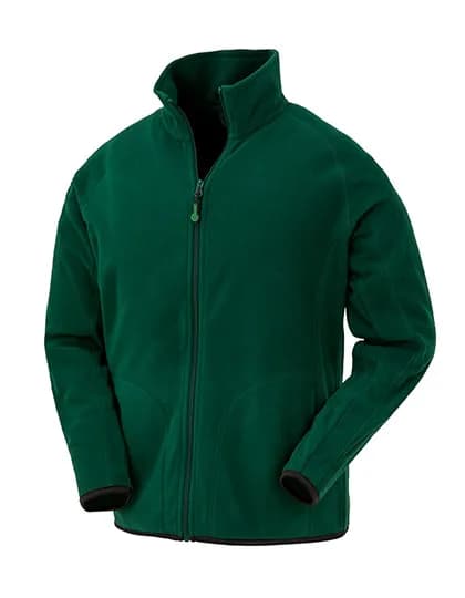 Recycled Microfleece Jacket - Forest Green