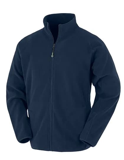 Recycled Microfleece Jacket - Navy