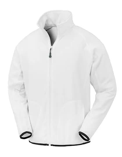 Recycled Microfleece Jacket - White