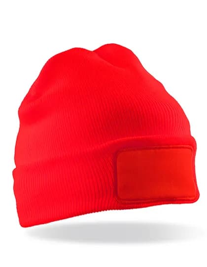 Recycled Thinsulate™ Printers Beanie - Red