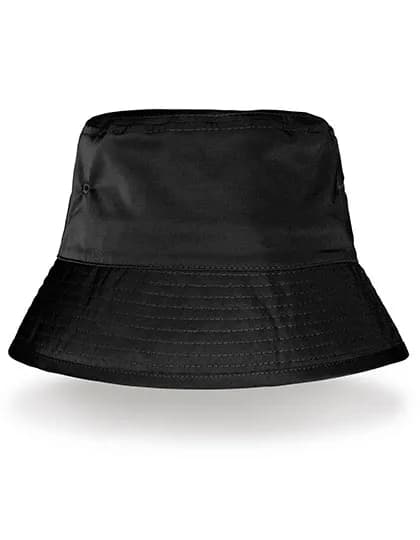 Recycled Bound Edge Bucket Hat - Black