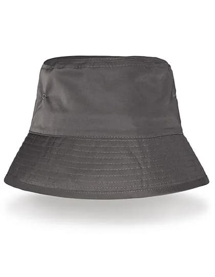 Recycled Bound Edge Bucket Hat - Grey