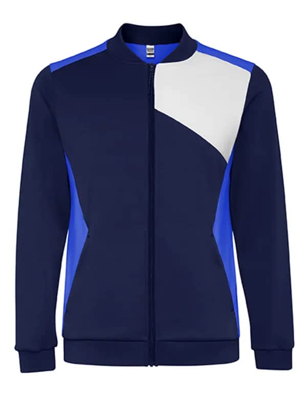 Kids´ Leros Tracksuit Jacket - Royal Blue 05/White 01/Navy Blue 55
