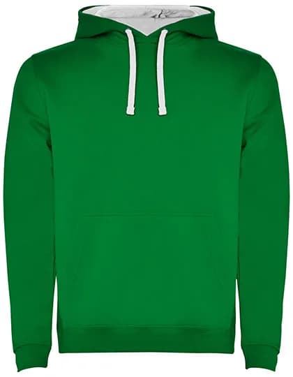 Men´s Urban Hooded Sweatshirt - Kelly Green 20/White 01