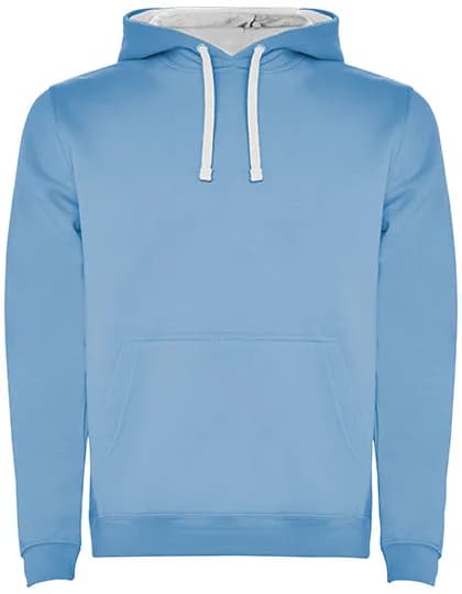 Men´s Urban Hooded Sweatshirt - Sky Blue 10/White 01