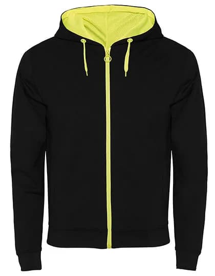 Fuji Sweat-Jacket - Black 02/Fluor Yellow 221