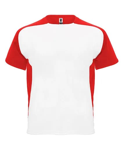 Bugatti T-Shirt - White 01/Red 60