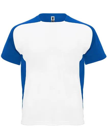 Bugatti T-Shirt - White 01/Royal Blue 05