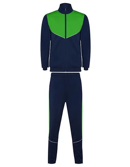 Kids´ Evans Tracksuit - Navy Blue 55/Fern Green 226