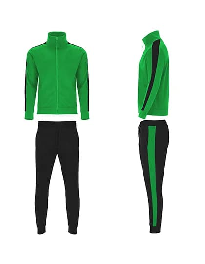 Kids´ Creta Tracksuit - Fern Green 226/Black 02