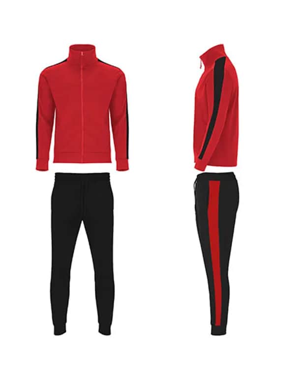 Kids´ Creta Tracksuit - Red 60/Black 02