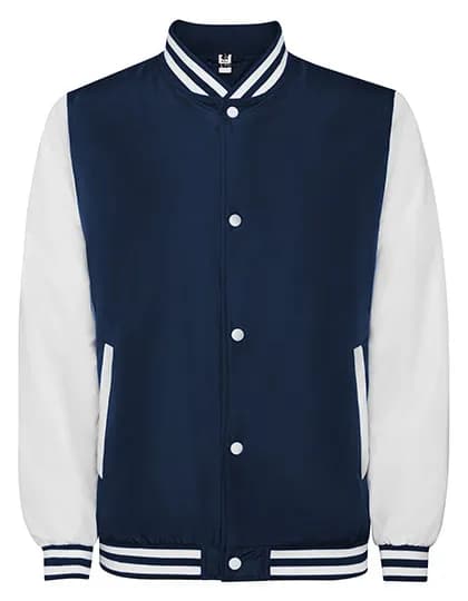 California Varsity Jacket - Navy Blue 55/White 01