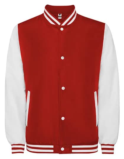 California Varsity Jacket - Red 60/White 01