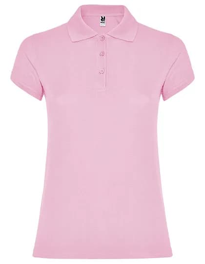 Women´s Star Poloshirt - Light Pink 48
