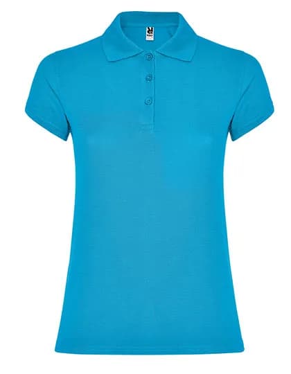 Women´s Star Poloshirt - Turquoise 12