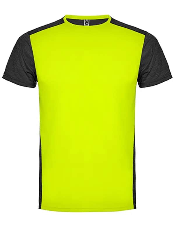 Men´s Zolder T-Shirt - Fluor Yellow 221/Heather Black 243